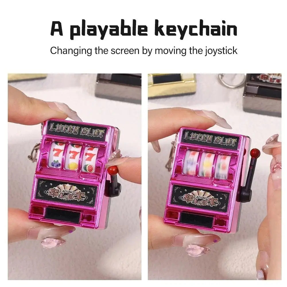 Keyzion® Mini Jackpot Spin Keychain
